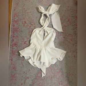 White Do+Be Halter Top